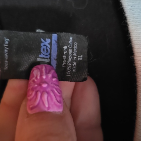 NWOT VAN HALEN Black and White Raglan Tee - Picture 4 of 6